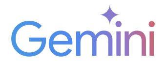 Gemini Google AI logo on white background