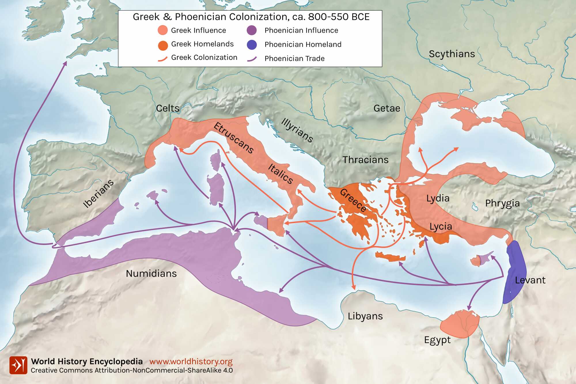 Ancient Greek and Phoenician Colonies