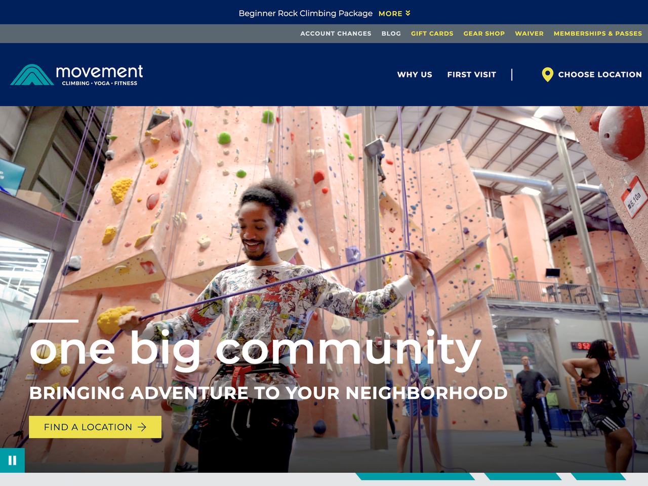 Screenshot of https://movementgyms.com/