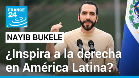 El presidente de El Salvador, Nayib Bukele, durante un discurso el 19 de octubre de 2023.