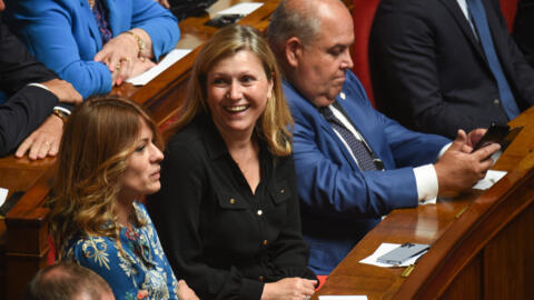 Yaël Braun-Pivet à l'Assemblée nationale française à Paris, le 18 juillet 2024.