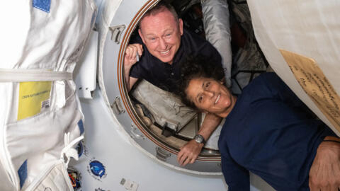 This undated handout picture from Nasa released on July2, 2024 shows NASA's Boeing Crew Flight Test astronauts (from top) Butch Wilmore and Suni Williams.
