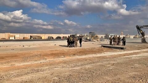 قوات عسكرية أمريكية في قاعدة عين الأسد في الأنبار، العراق (13/01/2020)