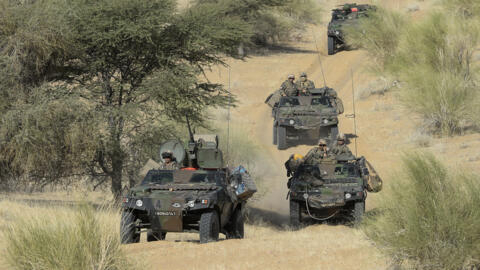 دورية بالقرب من قرية بامبا بين تمبكتو وغاو في شمال مالي. 21 أكتوبر/تشرين الاول 2013.