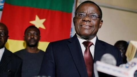 Maurice Kamto, président du Mouvement pour la renaissance du Cameroun. En 2018 à Yaoundé (Photo dIllustration).