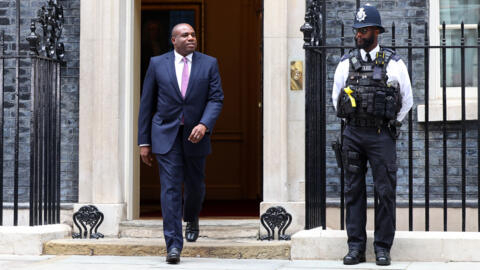 Britain's newly appointed Foreign Secretary David Lammy leaves Downing Street, following the results of the election, in London, Britain, July 5, 2024.