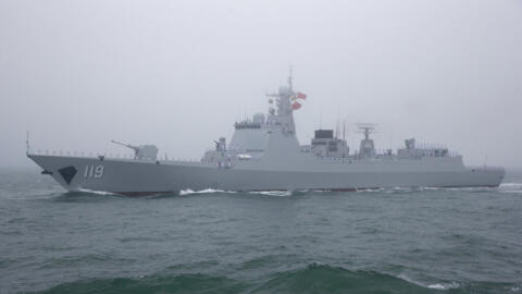 一款中国052D型驱逐舰
资料照片