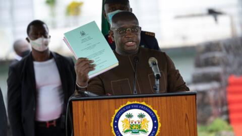  Julius Maada Bio, Sierra Leone jamanakuntigi. (Jaa jira na).