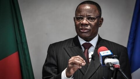 [Image d'illustration] Le leader d'opposition du Mouvement pour la renaissance du Cameroun (MRC) Maurice Kamto donnant une conférence de presse le 30 janvier 2020 à Paris.