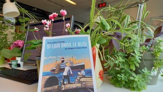 Sách mới của Marcelino Trương "Si Loin dans le bleu de Saigon à Saint-Malo" NXB Equateurs.