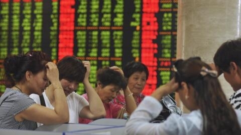 关于中国股市的报道图片