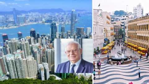 欧盟发表港澳年报，博雷利指外界对香港的法治信心已受破坏。2024年6月14日