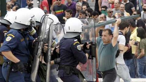 Deaths reported as Athens protest turns violent