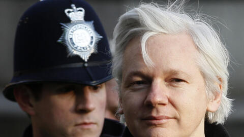 Ảnh tư liệu: Nhà sáng lập Wikileaks, Julian Assange, tại Tòa án Tối cao, Luân Đôn, Anh Quốc ngày 01/02/2012.