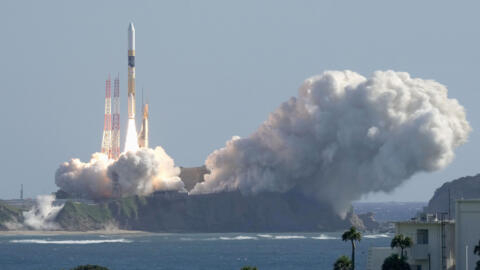 Tên lửa H-2A của Nhật được phóng lên từ một bãi phóng ở Jaxa, Tanegashima, miền tây nam Nhật Bản. 