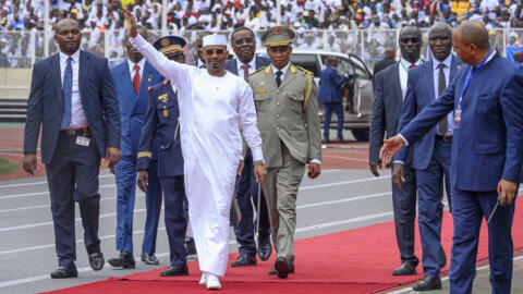 Brice Mahamat Idriss Deby, at the inauguration ceremony of DRC President Tshisekedi on 20 January, 2024, has confirmed he'll be running for president in elections in May. 