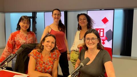 Thuy Duong Nguyen, Pauline Gleize, Anne-Cécile Bras, Helène Seingier et Jeanne Richard. 