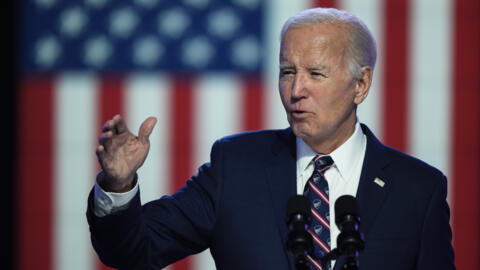 Le président américain Joe Biden lors d'un discours en Pennsylvanie, le 5 janvier 2024.