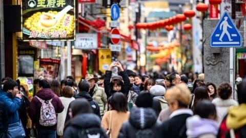 日本东京南部的中国城街头
2024年1月28日