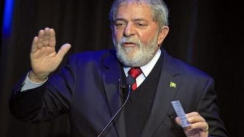 O presidente brasileiro Lula, durante evento em Johanesburgo.