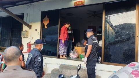 The children were rescued from four locations in Patong where they were being kept.