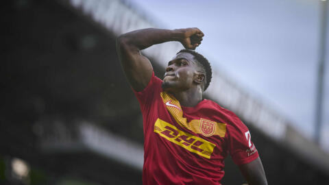 Ernest Nuamah, sous les couleurs de Nordsjaelland (D1 danoise).