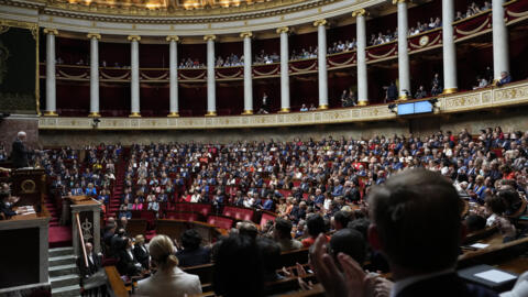 Phiên họp đầu tiên bầu chủ tịch Hạ Viện mới của Pháp, Paris, ngày 18/07/2024.