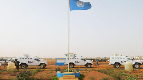 RFI Image Archive / Au Mali, la mission de l’ONU poursuit ses opérations de retrait. Ici, La base de la Minusma à Gao au Mali (illustration). 
RFI非洲 / 联合国蓝盔军正在加快撤出马里。（存档图片）