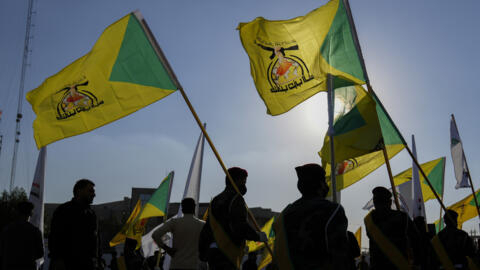 Wasu magoya bayan Hezbollah.