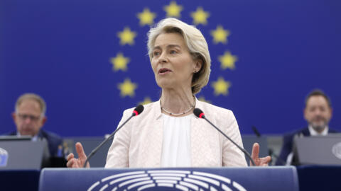 65-летняя Урсула фон дер Ляйен переизбрана на пост главы Еврокомиссии. Страсбург, 18 июля 2024 года.