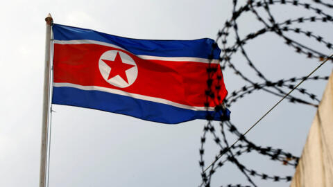 朝鲜国旗资料图片