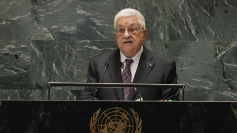 Rais wa Mamlaka ya Palestina, Mahmoud Abbas, Septemba 26, 2024 mbele ya hadhara ya Mkutano Mkuu wa Umoja wa Mataifa.