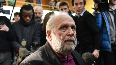 Bernard Preynat, a former priest, convicted of sexual assaults on minors, at the start of his trial in Lyon, 13 January 2020.