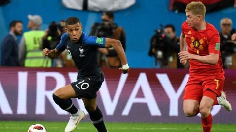 Kylian Mbappe et Kevin De Bruyne se retrouvent en huitièmes de finale de l'Euro, six ans après la demi-finale France-Belgique à la Coupe du monde 2018.