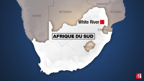 La localisation de White River en Afrique du Sud.