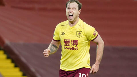 Burnley striker Ashley Barnes scored his 100th goal in his side's 1-0 victory at Anfield.