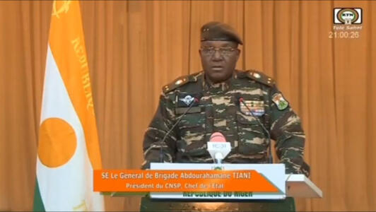 Jeneral Abdurahmaan Ciyani ñannde 19 lewru 8ɓuru 2023.
