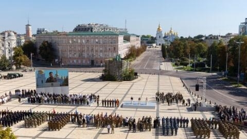 Урочистості на честь 33-ї річниці Незалежності України в Києві