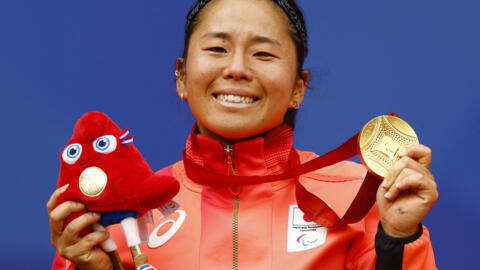 Yui Kajimi from Japan became the first non-Dutch player to win the women's singles in the Paralympic wheelchair tennis competition when she beat Diede de Groot from the Netherlands.