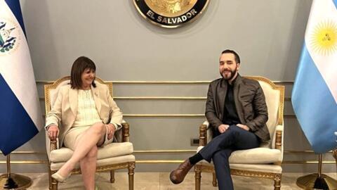 La ministra de seguridad argentina Patricia Bullrich está realizando una visita de cuatro días al Salvador para analizar el modelo de seguridad implementado por el Presidente Nayib Bukele en su lucha contra el crimen organizado.