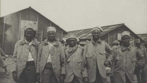 Tirailleurs sénégalais. 2 Juillet 1916. Ippécourt (Meuse). © coll. La contemporaine VAL_506_092