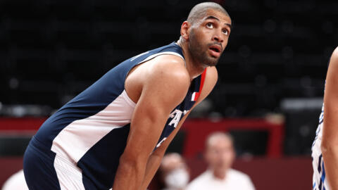 Nicolas Batum lors des JO de Tokyo.