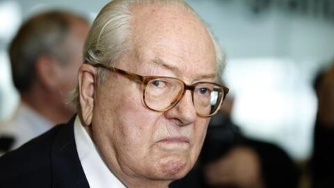 French Far-Right Front National founder Jean-Marie Le Pen leaves the courthouse in Nanterre, near Paris, France, June 12, 2015 after taking his party to court after his daughter suspended him from the far-right French movement.