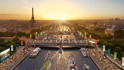 O rio Sena, no coração de Paris, será o palco da cerimônia de abertura dos Jogos Olímpicos 2024.