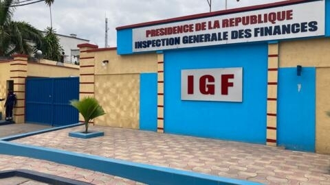 Les bureaux de l’inspection générale des finances à Kinshasa, RDC, en octobre 2020.