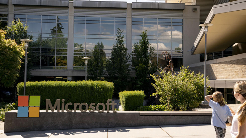 Le siège de Microsoft le 3 juillet 2024 à Redmond, Washington, aux États-Unis. Photo d'illustration.