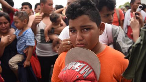 Para los niños, el viaje hacia Estados Unidos es largo y peligroso.