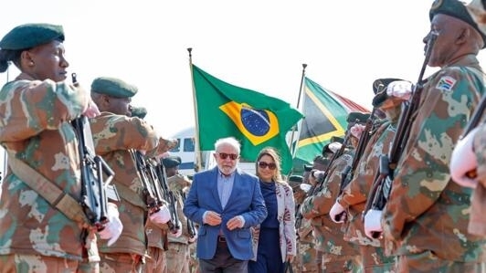 Presidente Luiz Inácio Lula da Silva esteve em Joanesburgo em agosto para a Cúpula do Brics na África do Sul. (21/08/2023)