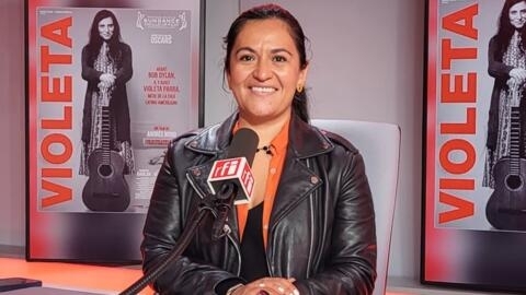 La productora de cine chilena Alexandra Galvis en RFI