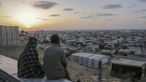 Một phần khu trại tị nạn Palestine ở Khan Younès, Gaza. Ảnh chụp ngày 19/06/2024.